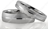 41hhXDOugeL. SL160  Matching Wedding Ring Set 7.00mm and 5.00mm Wide, Soft Brush Finish PLD HH6029, Palladium Wedding Bands