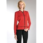 Poppy Mandarin Jacket By Exclusively Misook, Petites
