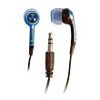 iFrogz EarPollution Plugz Noise Isolating Earbuds - Brown/Blue