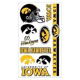 Sporting Goods : Iowa Hawkeyes Temporary Tattoos Set (Set of 6 Sheets)
