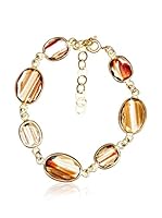 Silver Luxe Pulsera Carré, Ambar