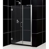 Dreamline SHDR-20527210-04 Unidoor Opening 52-53 inch Frameless Shower Door, Brushed Nickel