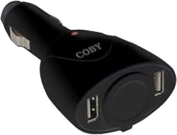 Coby CA781BLK USB Car Charger (Black)