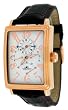 Adee Kaye #AK4016-MRG Men's Automatic Dual Time Zone Watch with Flying Back Mechanism