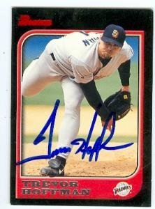 Trevor Hoffman Autographed/Hand Signed Baseball Card (San Diego Padres) 1997 Topps Bowman #39
