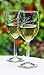 Hortense B. Hewitt Wedding Accessories 25th Anniversary Wine Glasses, Set of 2
