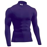 (アンダーアーマー)UNDER ARMOUR UA HGコンプレッションLSモック MCM3423 アスレチック メンズ ベースレイヤー コンプレッション MCM3423 PUR PUR 4XL