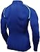 CLSL TM-T11-BLSZ_Large J-XL Tesla Men's Cool Dry Compression Baselayer Mock Long Sleeve T Shirts T11