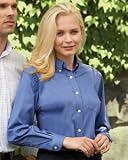 Van Heusen V0110 Ladies Long-Sleeve Oxford Shirt