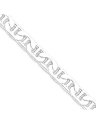 Sterling 20in Silver 6.50mm Anchor Necklace Chain. Metal Wt- 37.13g