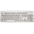 French European AZERTY Ivory / White Keyboard Wired With USB Connection - AZERTY Typing Keyboarding Computer Keyboard