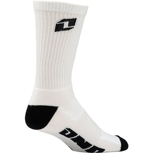 One Industries One Hi Crew Sport Men's Race Wear Socks - Color: White, Size: One Size Fits Most