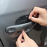 4 Pcs Generic Clear Side Door Handles Paint Scratches Protective Film Vinyl