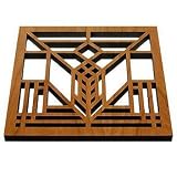 Frank Lloyd Wright Lake Geneva Hardwood Trivet