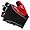 Castelli 2008 Rosso Corsa Cycling Gloves - Black/Red - K7067-010 (S)