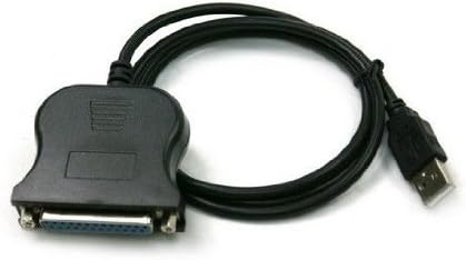 New USB to DB25 Female Port Print Converter Cable LPT ELS0BT@222