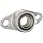 Spyraflo HF3-16M-N Self-Aligning, Needle-Roller Bearing With Aluminum 2-Bolt Hole, 16 mm Inner-Diameter Housing-Flange
