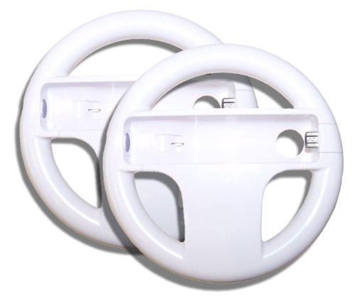 Modern-Tech 2 x Nintendo Wii Steering Wheels for Mario Kart