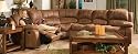 Sectional Sofa in Medium Brown Microfiber - Coaster