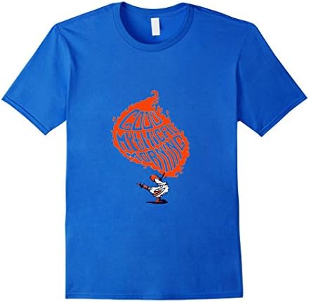 Men's Good Mythical Morning T-Shirt Chicken Morning Medium Royal Blue