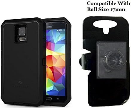 SlipGrip 17MM Holder For For Samsung Galaxy S5 i9600 &amp; SM-G900v Using ZeroLemon 8500mah Extended Battery Case