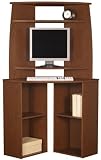 Best Ameriwood Corner Desk with Hutch, Medium Oak, Best Deals