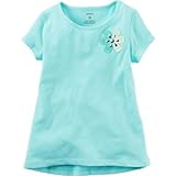 Carter's(カーターズ) ボウ インベリッシュティ ミント トップス半袖Tシャツ 12ヶ月【並行輸入】