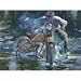 Fritz PATH LESS TRAVELED Motorcycle Art Print on Canvas