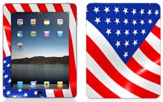 American Flag Skin for Apple iPad 16GB, 32GB, 64GB Wi-Fi and WiFi + 3G