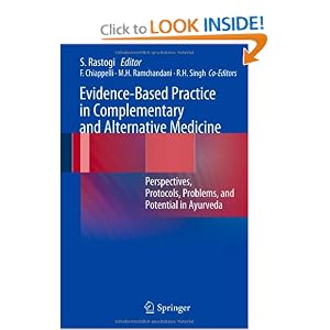 41hi77A2q0L. BO2,204,203,200 PIsitb sticker arrow click,TopRight,35, 76 AA300 SH20 OU01  Evidence Based Practice in Complementary and Alternative Medicine: Perspectives, Protocols, Problems and Potential in Ayurveda