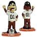 NEW ORLEANS SAINTS GUMBO MASCOT SUPER BOWL 44 RING BOBBLEHEAD