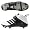White/Black/Metallic Silver