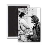 Elizabeth Taylor and Richard Burton - 3x2 inch Fridge Magnet - large magnetic button - Magnet