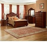 Danbury 6-pc Cal King Bedroom Set Bed, 2 Nightstands, Dresser, Mirror and C ....
