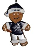 Dallas Cowboys NFL Gingerbread Man Christmas Ornament