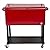 ShopperChoice Patio Deck Cooler Rolling Outdoor 65 Quart Solid Steel Construction Home Party RED