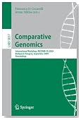 Comparative Genomics: International Workshop, RECOMB-CG 2009, Budapest, Hungary, September 27-29, 2009, Proceedings (Lecture Notes in Computer Science / Lecture Notes in Bioinformatics)