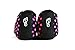 NuFoot Mary Janes Women's Shoes, Best Foldable & Flexible Flats, Slipper Socks, Travel Slippers & Exercise Shoes, Dance Shoes, Yoga Socks, House Shoes, Indoor Slippers, Black/Pink Polka Dots, Large