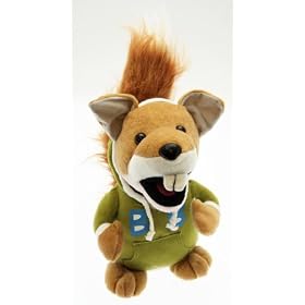 Large 14" Basil Brush Soft Toy Collectable - Green Hoody