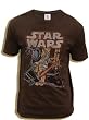 Junk Food Star Wars Jedi Fight Dark Chocolate T-shirt Tee