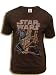 Junk Food Star Wars Jedi Fight Dark Chocolate T-shirt Tee