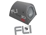 FLI Audio FT10A-F2 Trap Single Car 10 inch Active Amplified Subwoofer Sub Bass Box Enclosure Includes Wiring Kit