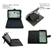 Ledertasche f�r Galaxy Tab (7 Zoll Display) mit St�nder: Leather Case Tasche f�r Samsung Galaxy Tab Tablet PC Galaxy Tab P1000 Tablet PC Smartphone Tab zum Aufklappen, schwarz