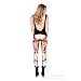 Ensasa Women's Graphic Printed Slim Pants Workout Tights Leggings, Flesh, Medium