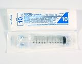 10 cc/ml 10 pcs Syringe w/o Needles New Sterile Disposable Luer Lock Tip