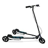 Slider The Unscooter - U8 - Three Wheel Action Scooter - Black