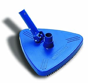 weighted triangle pool vacuum head
