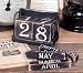 Vintage Perpetual Wood Calendar Set
