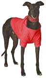 Designer Dog Hoodie (D.O.G.) - Red Organic Hoodie for Large Dog - Large - Dog Sweatshirt Made in USA
