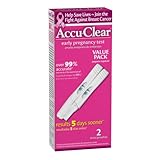 IMAGE OF Accu Clear Pregnancy Test, 2-Count (Pack of 2)